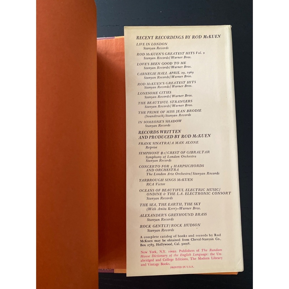Listen to the Warm Rod McKuen Hardback 20th Printing 1979 - Picture 6 of 7